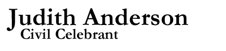 Judith Anderson – Melbourne Celebrant
